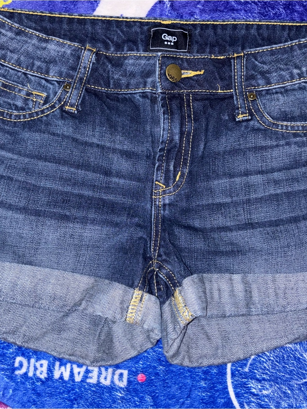 Brand: GapStyle: Cuffed / rolled hem denim shorts~ women’s size0~ nwot
